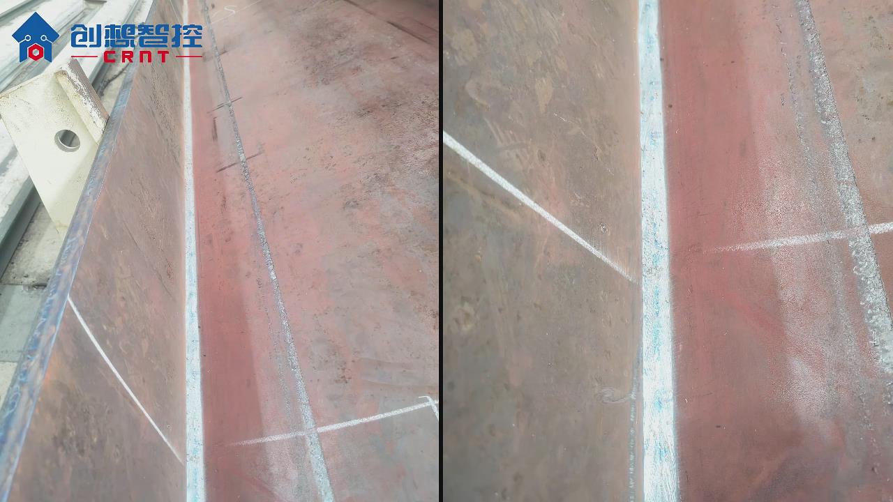 创想智控激光焊缝跟踪系统在H型钢多层多道焊接自动化的应用