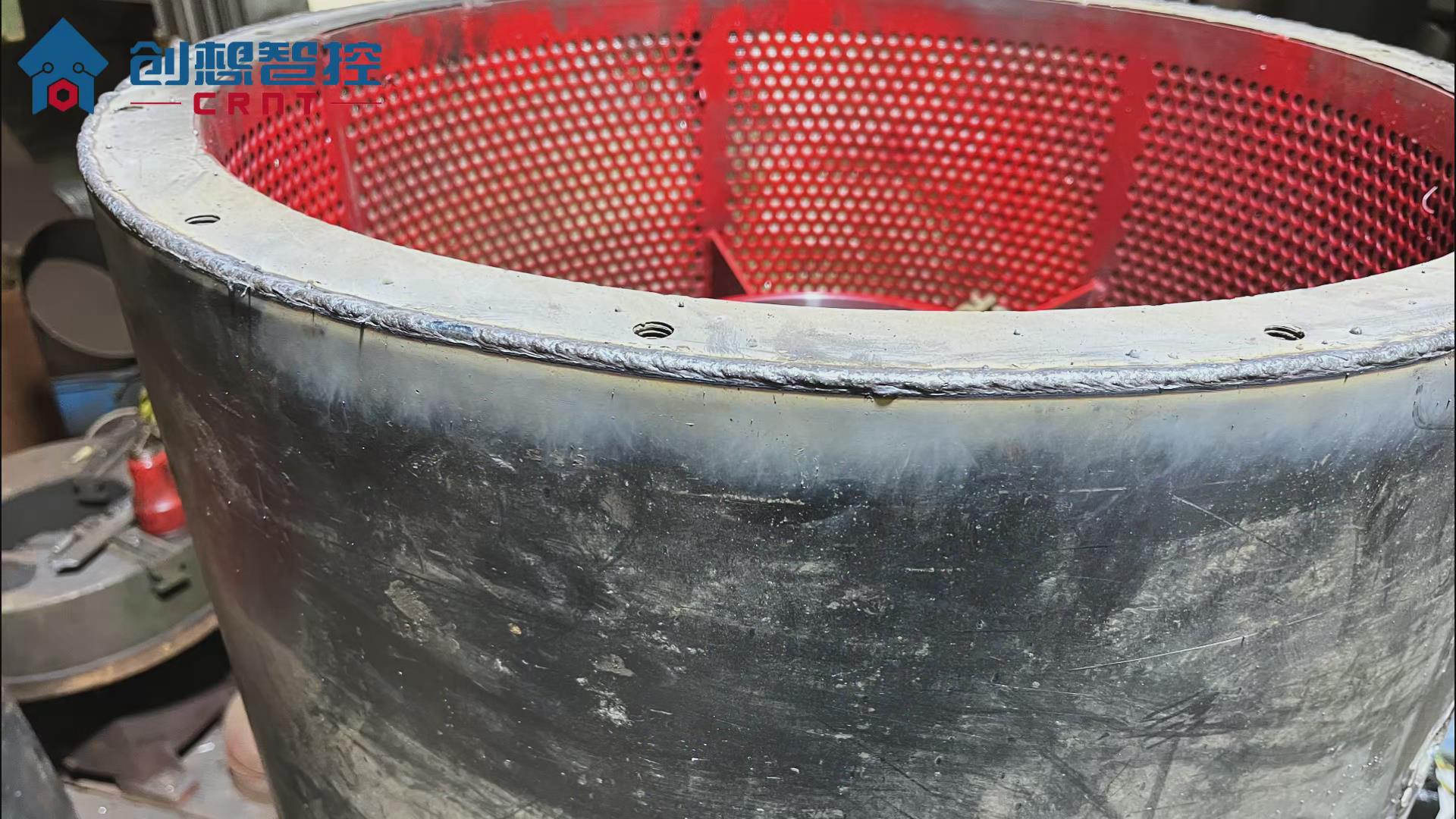 创想智控激光焊缝跟踪器协同专机在风机高精度自动焊接的应用