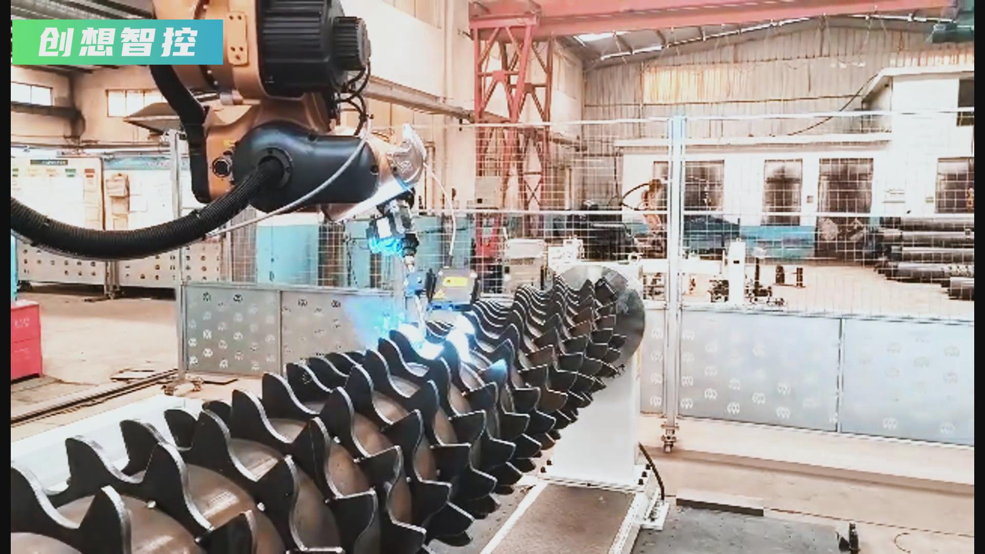 创想智控激光焊缝跟踪器携手广数机器人，赋能农机齿轮焊接智能化升级